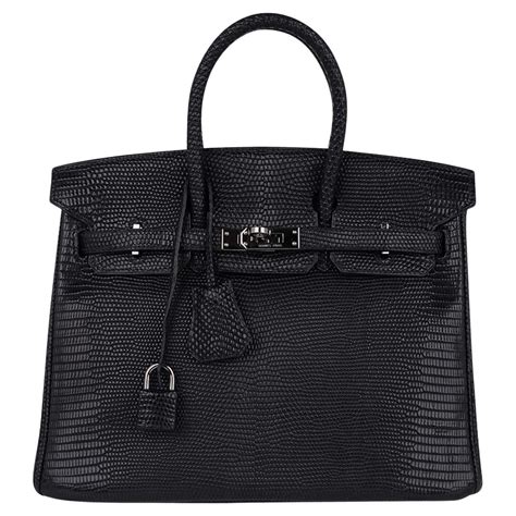 lizard birkin hermes|hermes birkins so black.